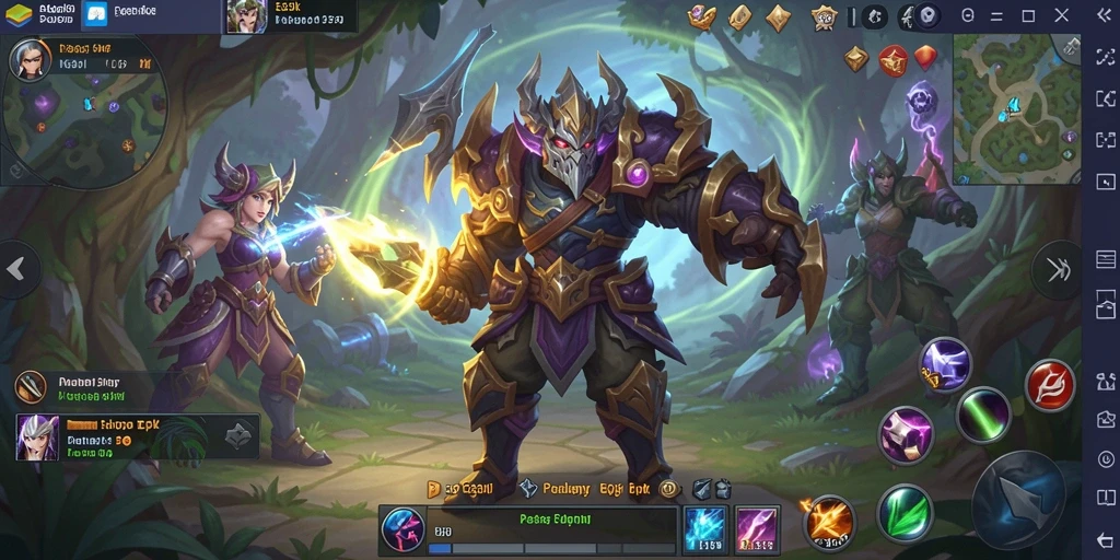 Screenshot gameplay 333I yang menunjukkan aksi seru dalam pertempuran MMORPG.