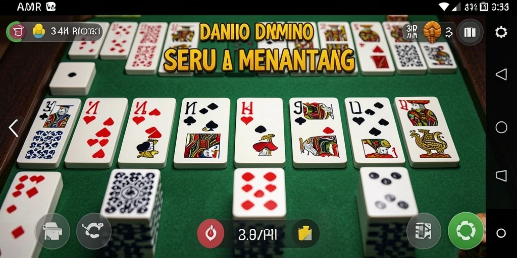 Gameplay seru dalam 34R yang menghadirkan keseruan Domino.