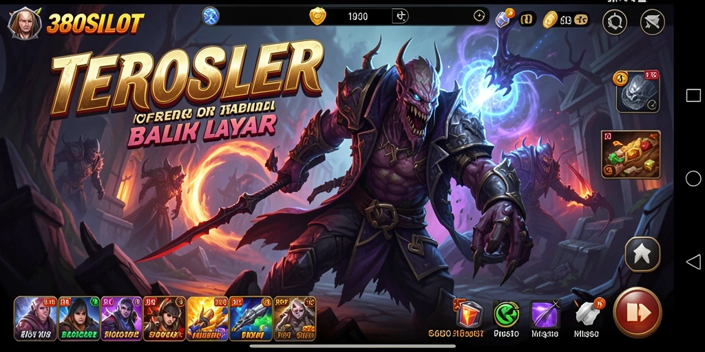 Screenshot menampilkan momen menegangkan dalam gameplay Horror.