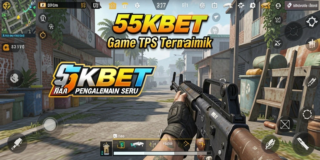 Screenshot utama <strong>55KBET</strong> yang menunjukkan aksi TPS yang mendebarkan.