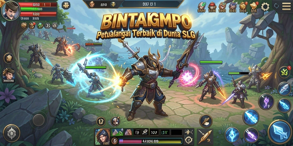 Gameplay menarik BINTANGMPO dengan strategi pertempuran yang seru.