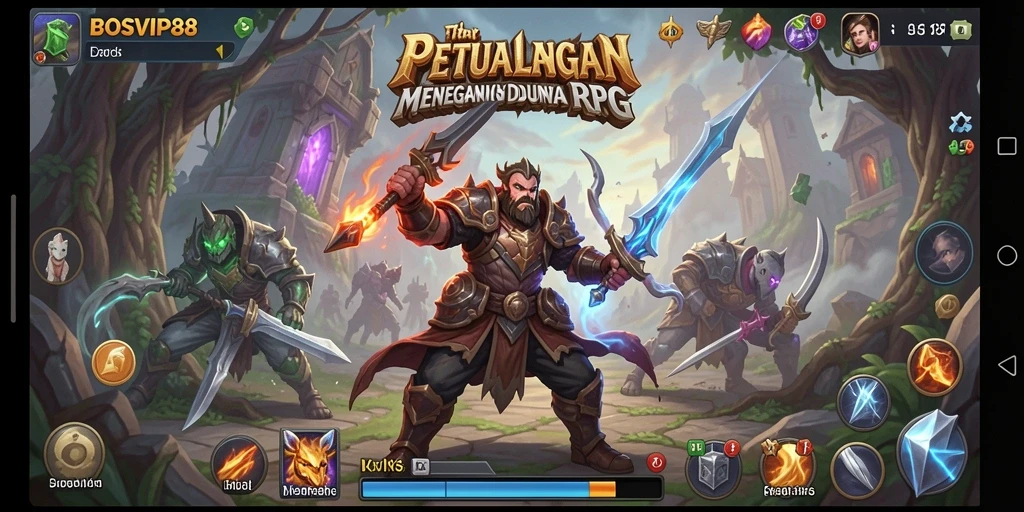 Gameplay RPG BOSVIP88 yang mendebarkan dan menantang.