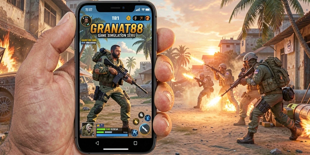 Tangkapan layar utama GRANAT88 menampilkan gameplay Simulation yang mengesankan.