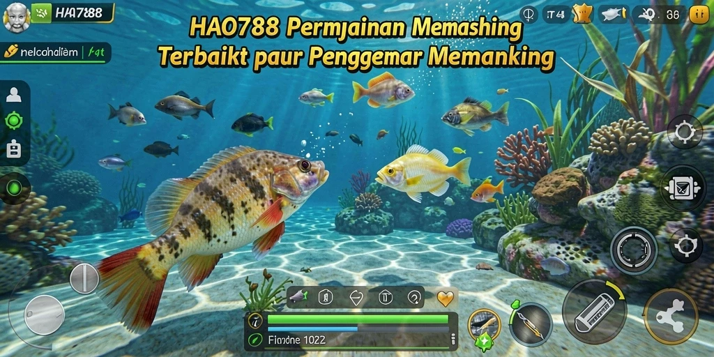 Tangkapan ikan menakjubkan dalam HAO788 dengan grafis yang menawan.