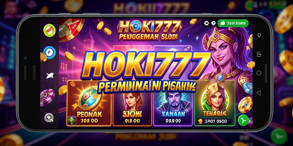 Screenshot gameplay HOKI777 yang menampilkan momen kemenangan di Slot.