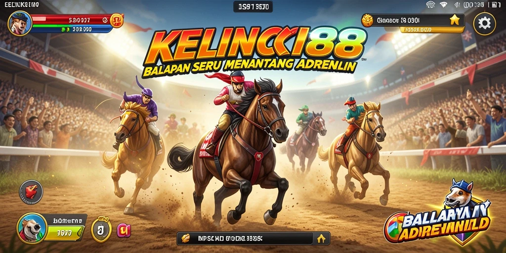 Gameplay balapan KELINCI88 yang mendebarkan dan penuh aksi.