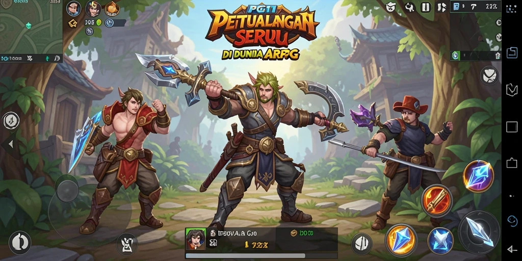 Tangkapan layar PG11 menampilkan aksi seru dalam pertempuran ARPG.