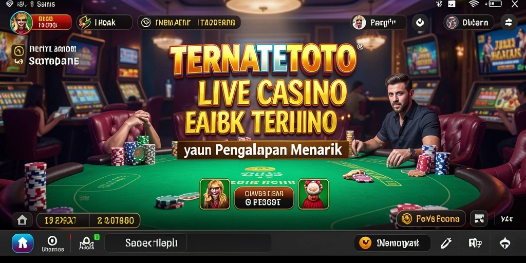 Tampilan gameplay TERNATETOTO yang seru dan interaktif di Live Casino.