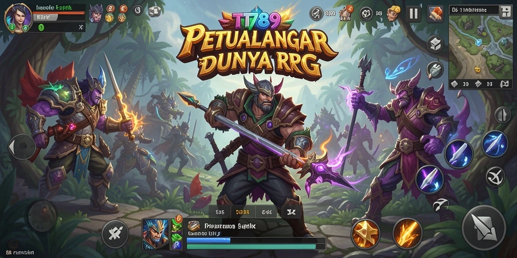 Screenshot gameplay <strong>TT789</strong> menampilkan aksi RPG yang mendebarkan dan karakter yang menarik.