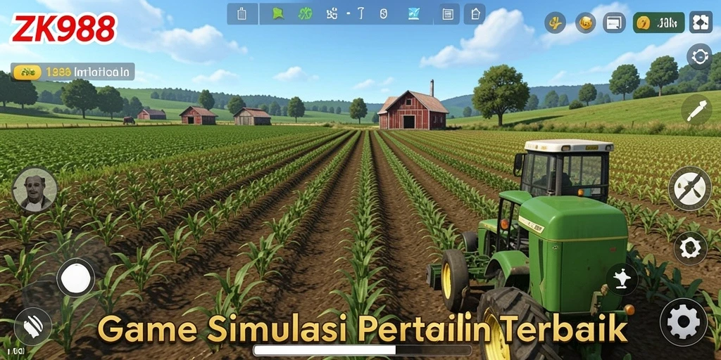 Menampilkan gameplay menarik dalam bertani di ZK988.